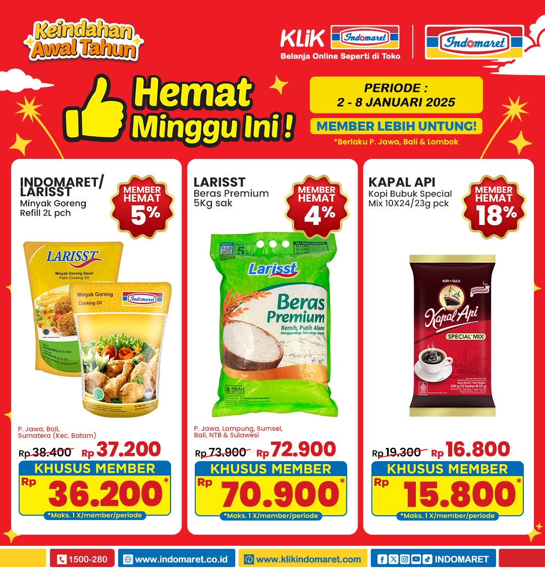 Promo Indomaret 2-8 Januari 2025 Hemat Minggu Ini