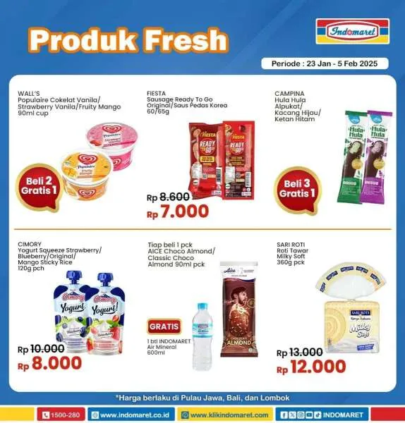 Promo Indomaret Super Hemat Periode 23 Januari-5 Februari 2025