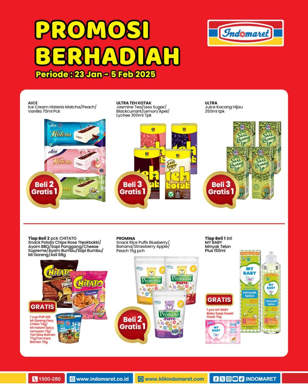 Promo Berhadiah Indomaret Periode 23 Januari-5 Februari 2025