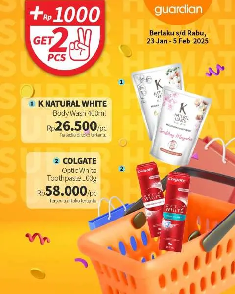 Promo Guardian Super Hemat Periode 23 Januari-5 Februari 2025