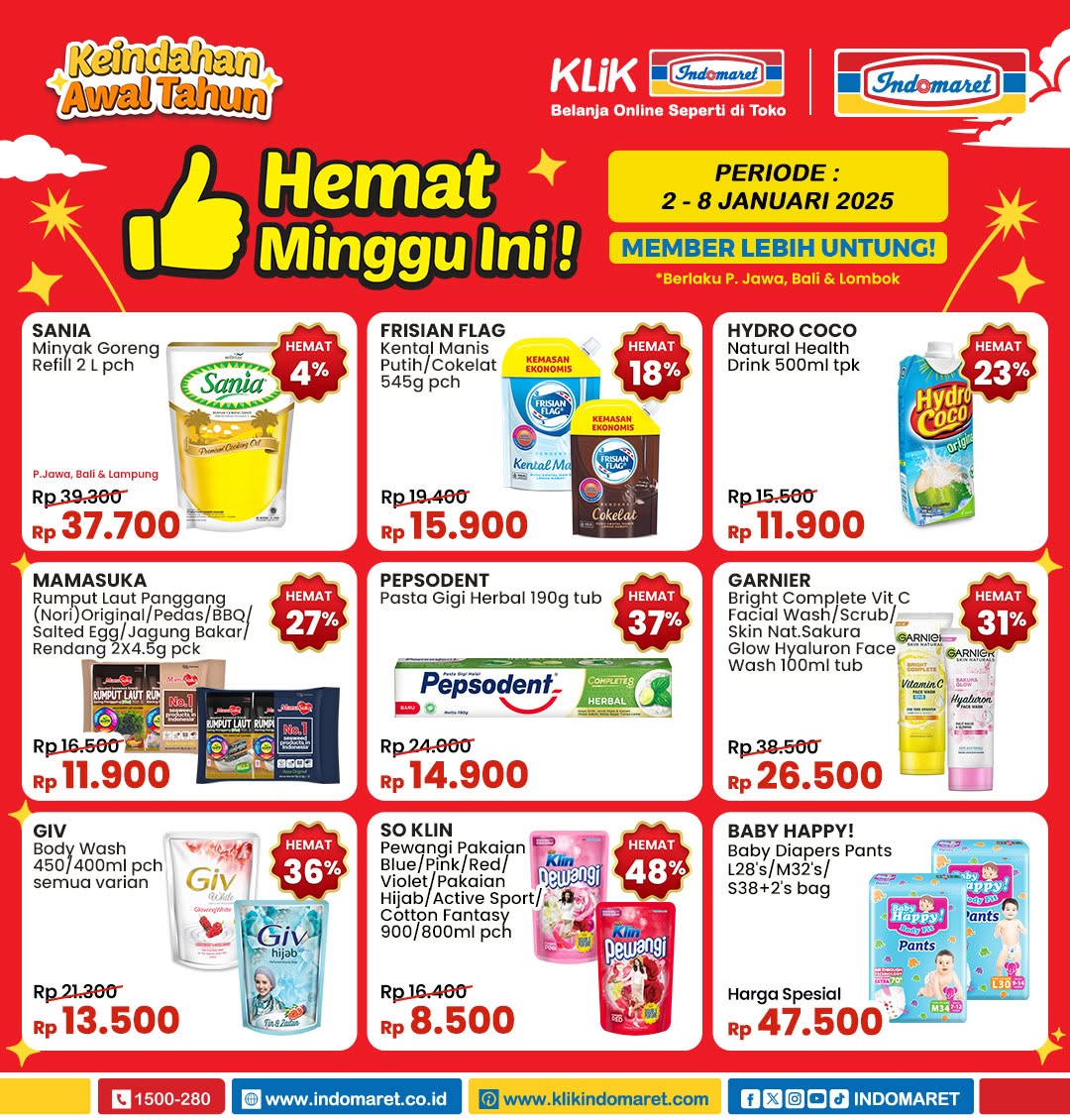 Promo Indomaret 2-8 Januari 2025 Hemat Minggu Ini