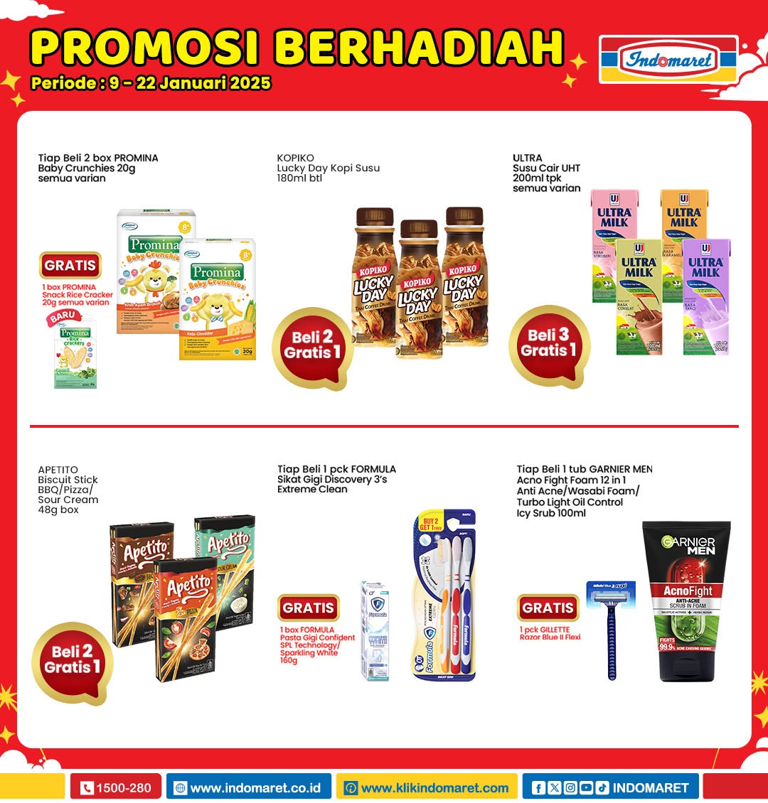 Promo Berhadiah Indomaret Periode 9-22 Januari 2025