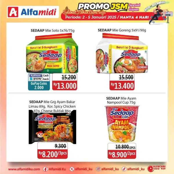 Promo JSM Alfamidi Periode 2-5 Januari 2025