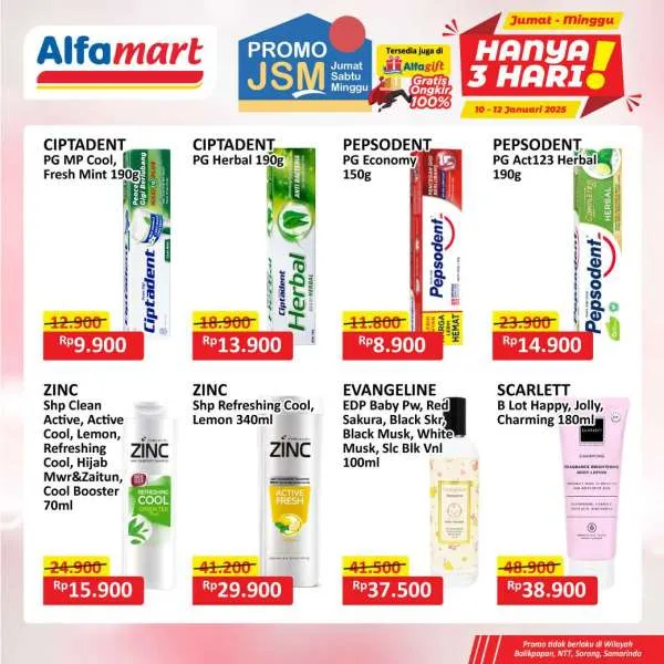 Promo JSM Alfamart 10-12 Januari 2025