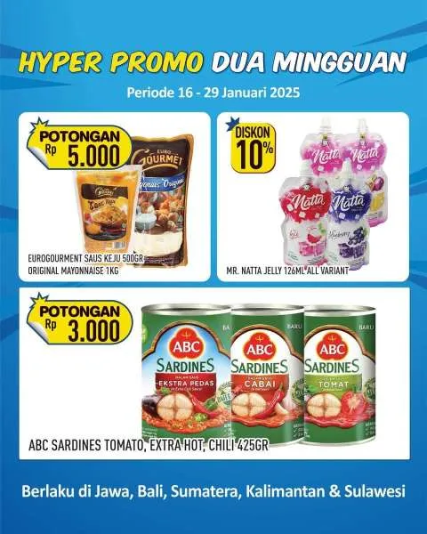 Promo Hypermart Dua Mingguan Periode 16-29 Januari 2025