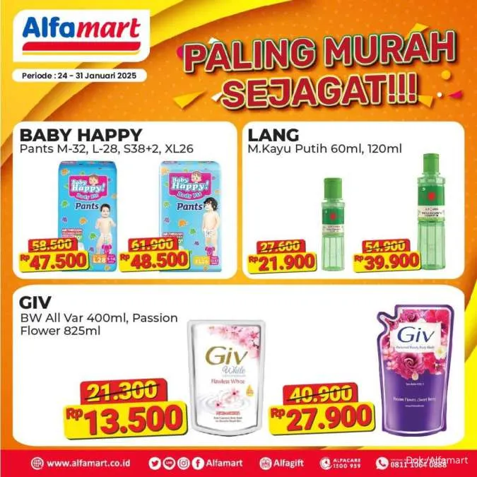 Promo Alfamart Paling Murah Sejagat Periode 24-31 Januari 2025