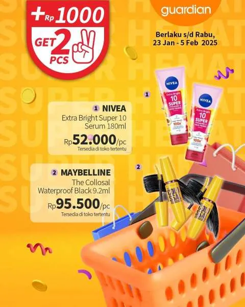 Promo Guardian Super Hemat Periode 23 Januari-5 Februari 2025