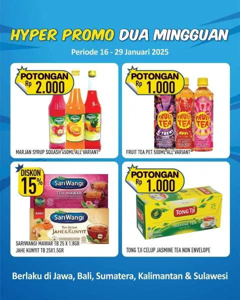 Promo Hypermart Dua Mingguan Periode 16-29 Januari 2025