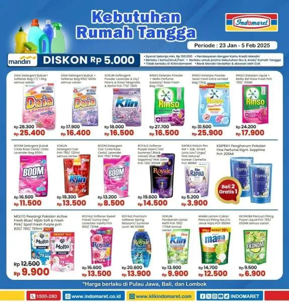 Promo Indomaret Super Hemat Periode 23 Januari-5 Februari 2025