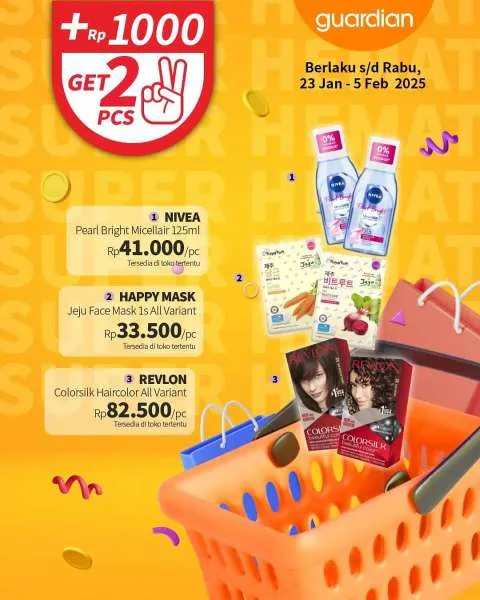 Promo Guardian Super Hemat Periode 23 Januari-5 Februari 2025