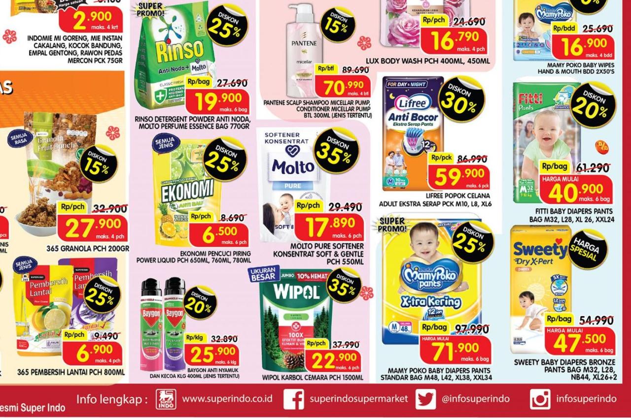 Promo Superindo Weekday 13-16 Januari 2025