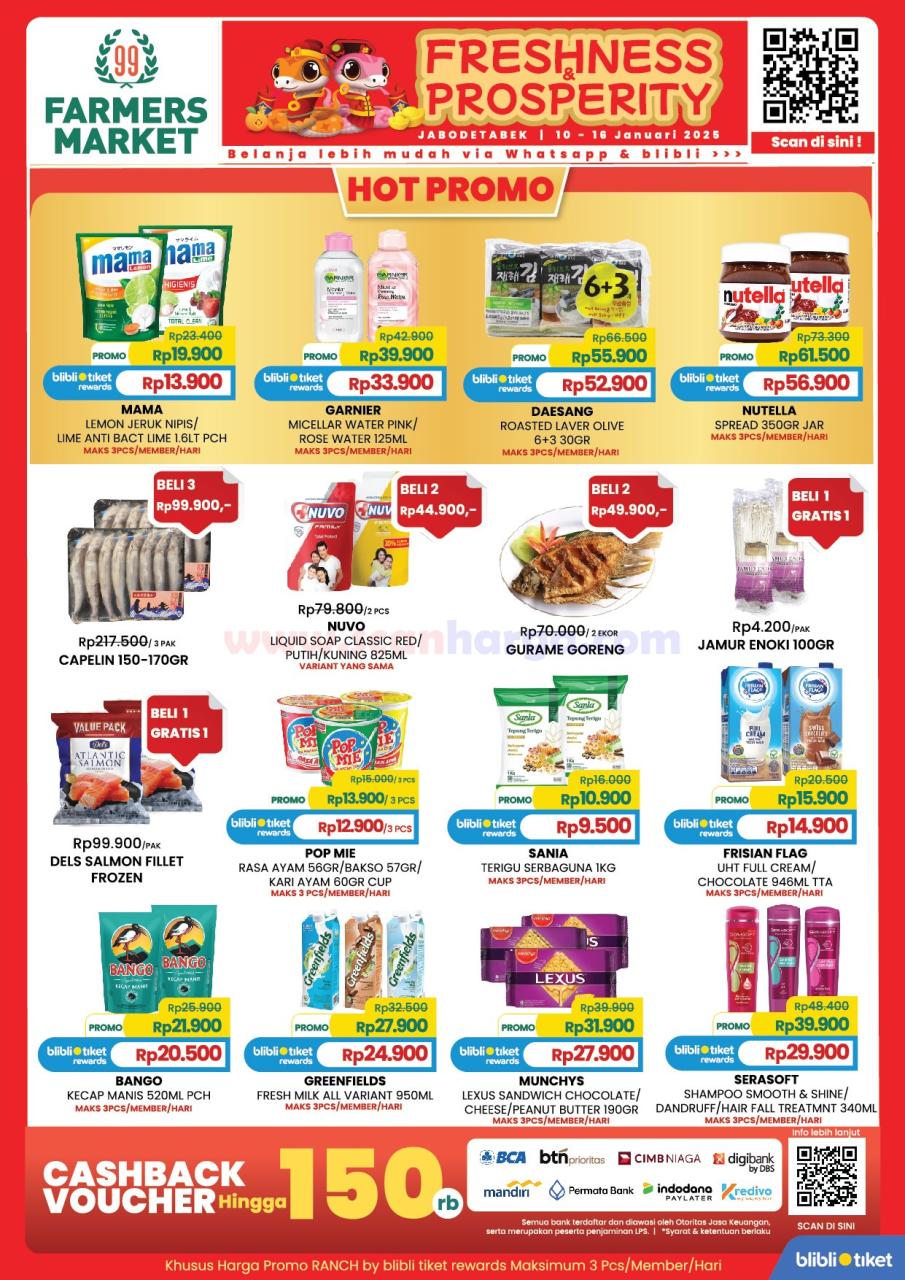 Katalog Promo JSM Farmers Market Weekend 10 - 16 Januari 2025 1