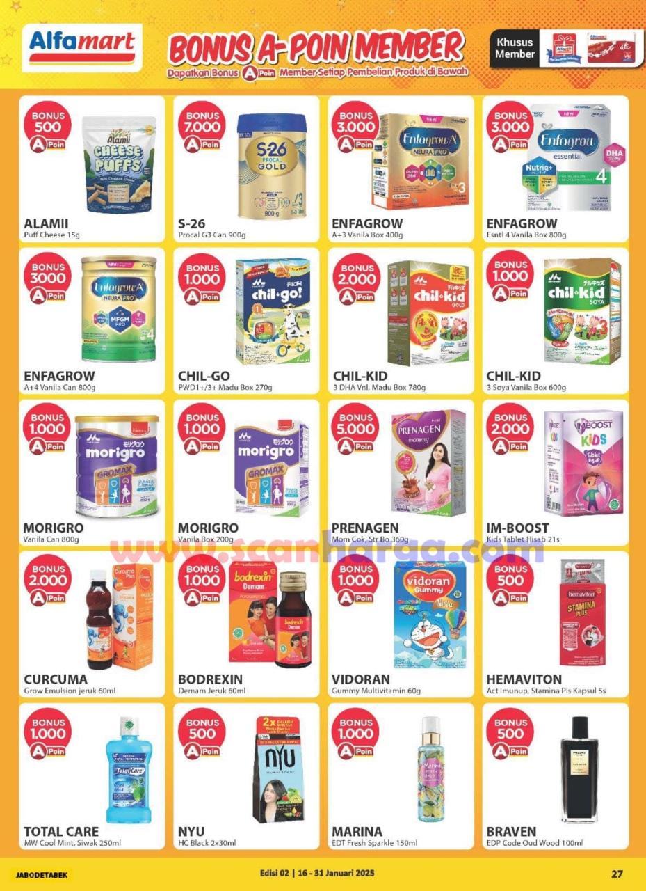 Katalog Alfamart Promo Terbaru 16 - 31 Januari 2025 27