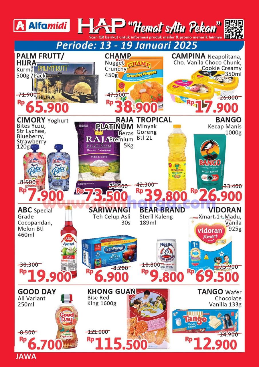 Katalog Promo Alfamidi Weekday Terbaru 13 - 19 Januari 2025 1