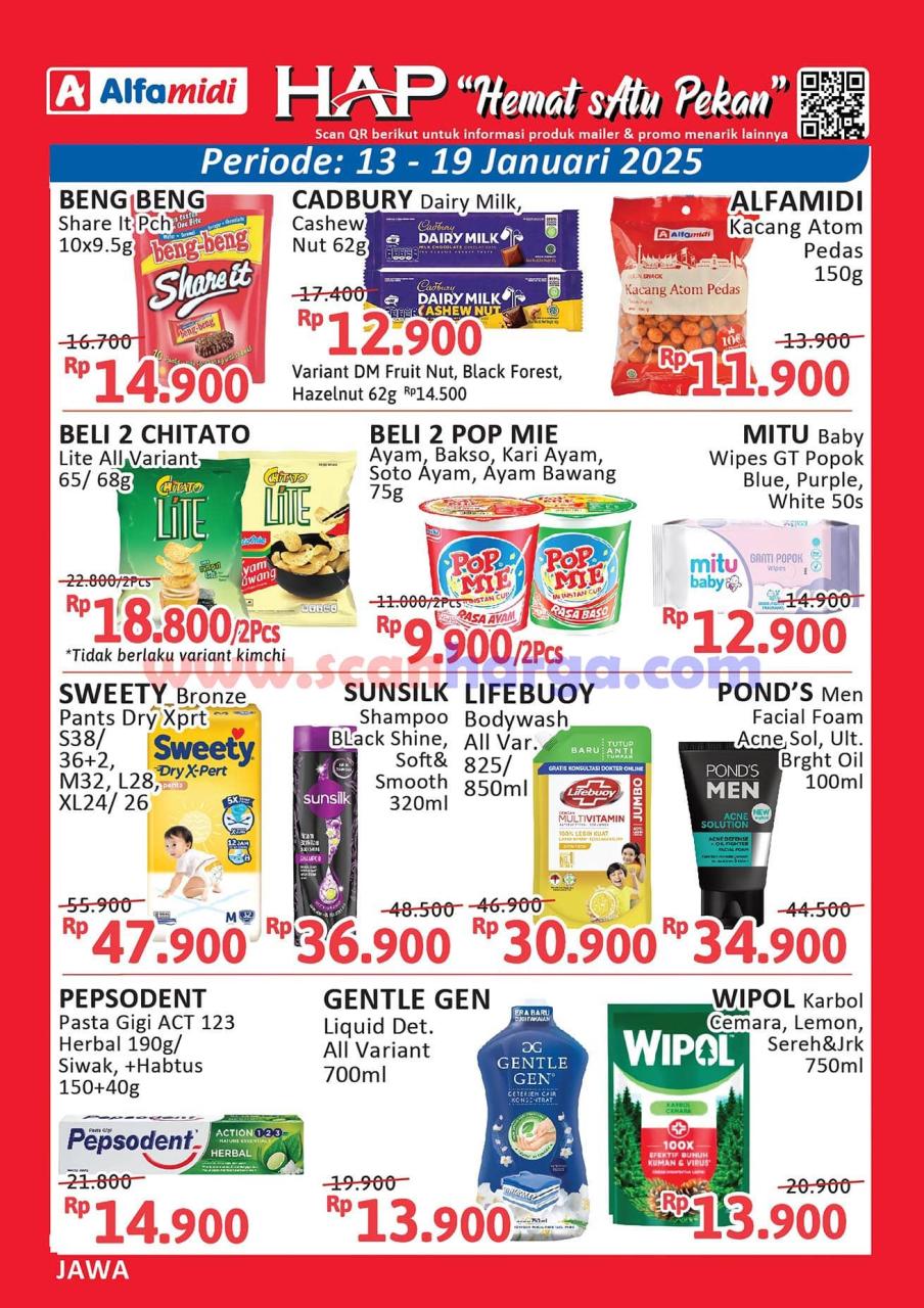 Katalog Promo Alfamidi Weekday Terbaru 13 - 19 Januari 2025 2