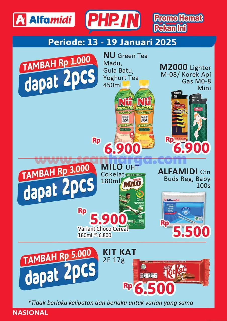 Katalog Promo Alfamidi Weekday Terbaru 13 - 19 Januari 2025 3