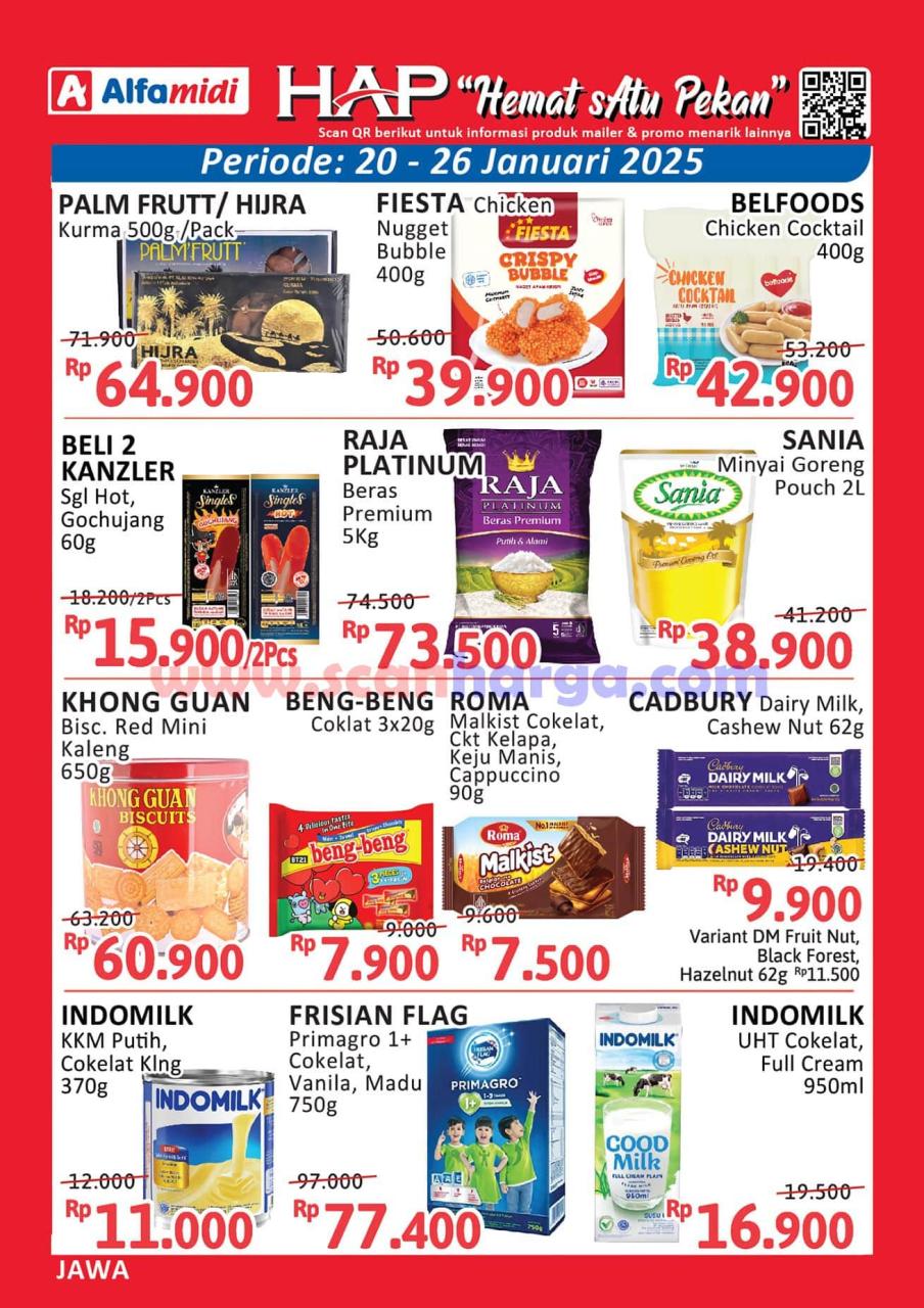 Katalog Promo Alfamidi Weekday Terbaru 20 - 26 Januari 2025 1