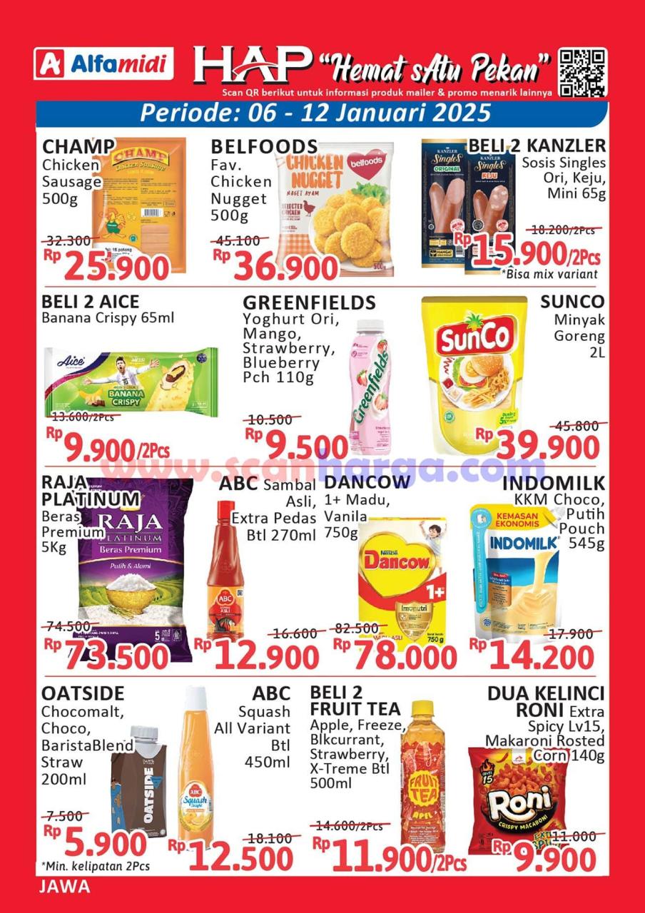 Katalog Promo Alfamidi Weekday Terbaru 6 - 12 Januari 2025 1