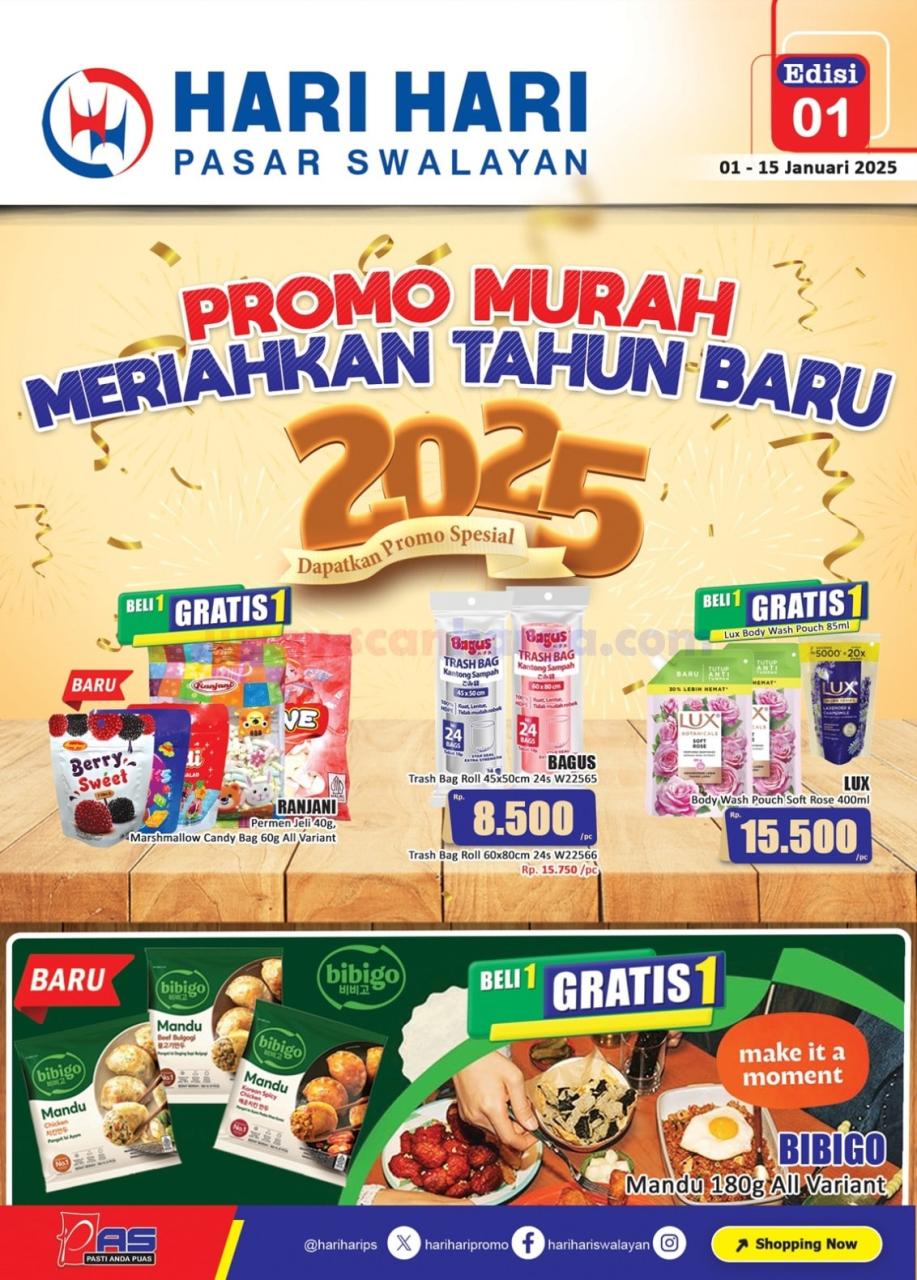 Katalog Promo Hari Hari Swalayan 1 - 15 Januari 2025 1