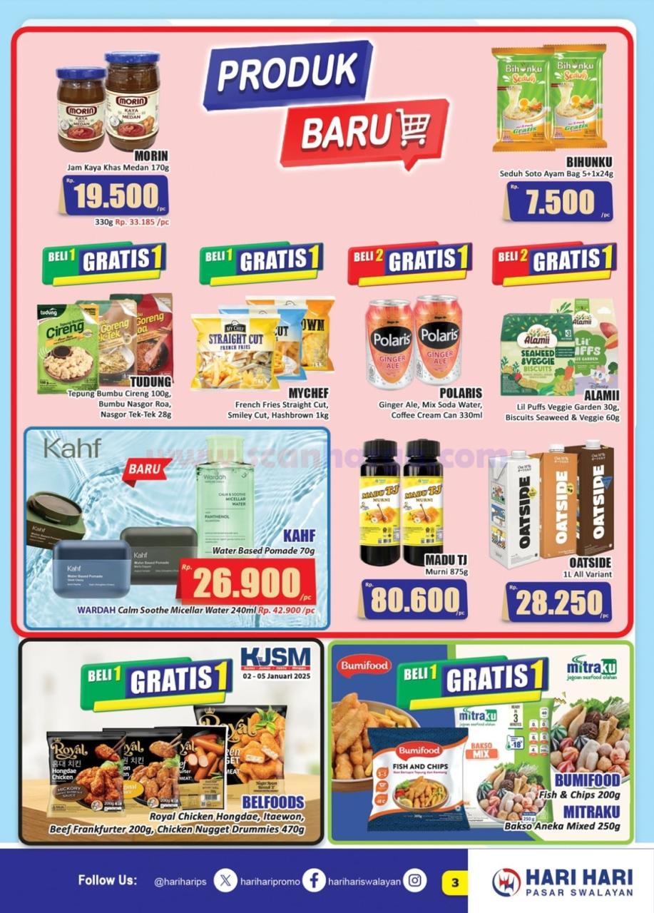 Katalog Promo Hari Hari Swalayan 1 - 15 Januari 2025 3