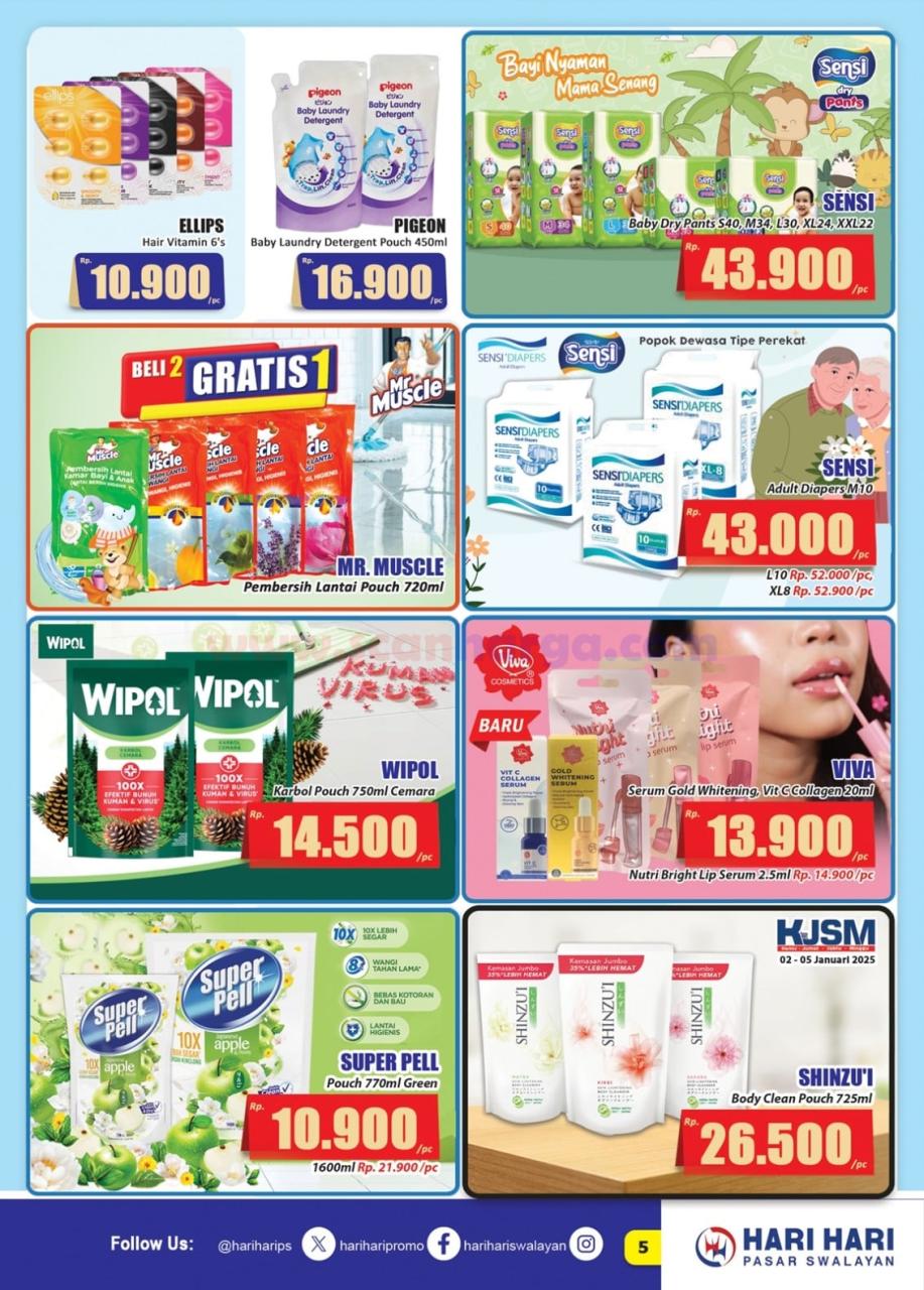 Katalog Promo Hari Hari Swalayan 1 - 15 Januari 2025 5