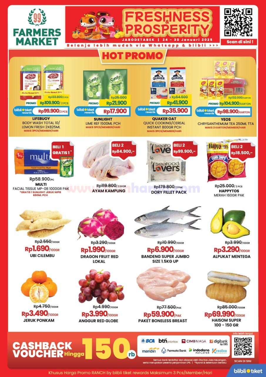 Katalog Promo JSM Farmers Market Weekend 24 - 30 Januari 2025 1