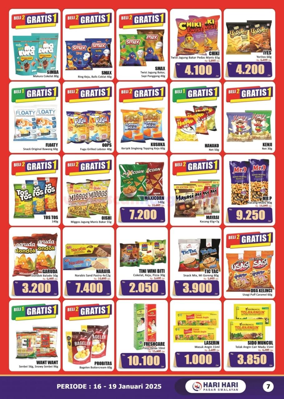 Katalog Promo JSM Hari Hari Swalayan 16 - 19 Januari 2025 7