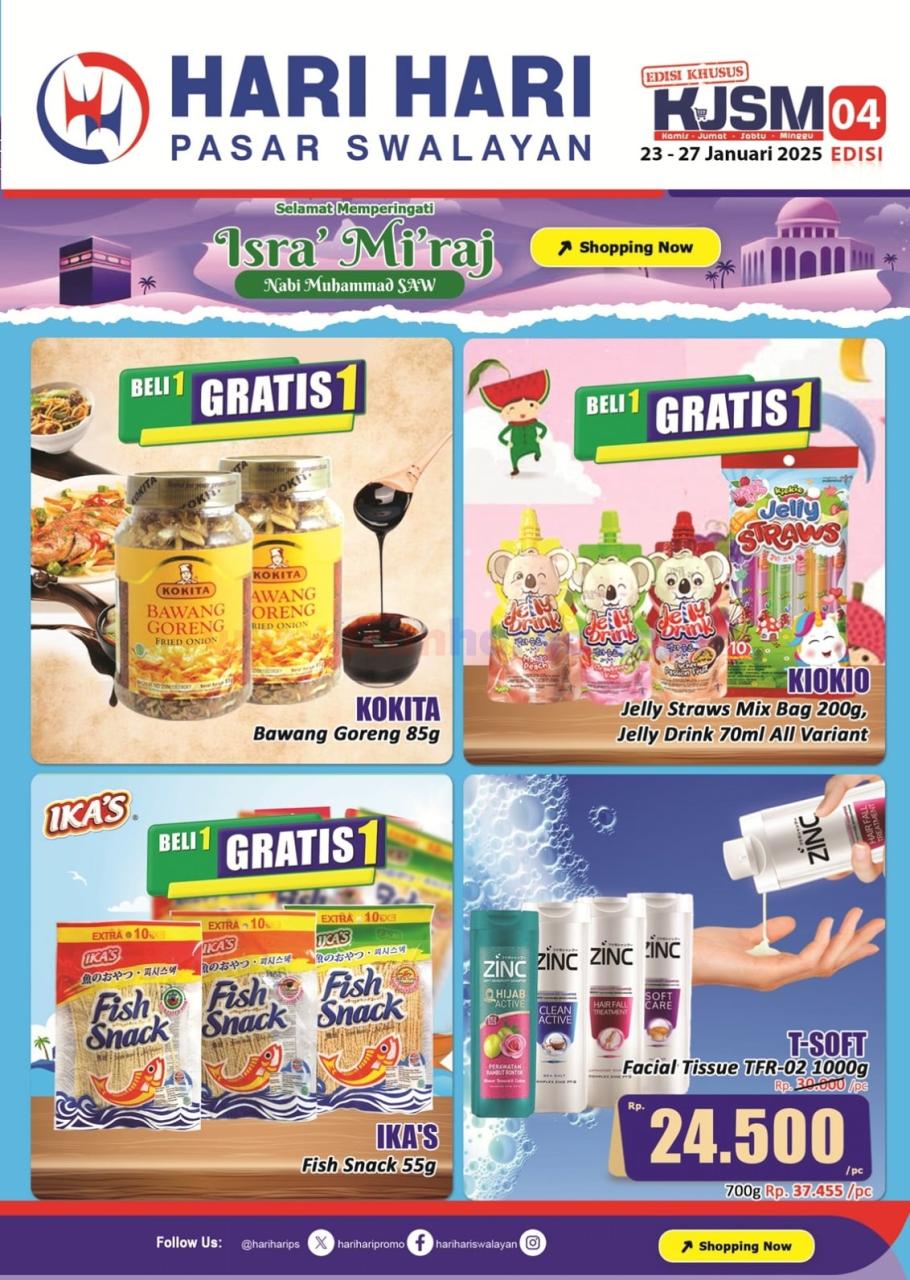 Katalog Promo JSM Hari Hari Swalayan 23 - 27 Januari 2025 1