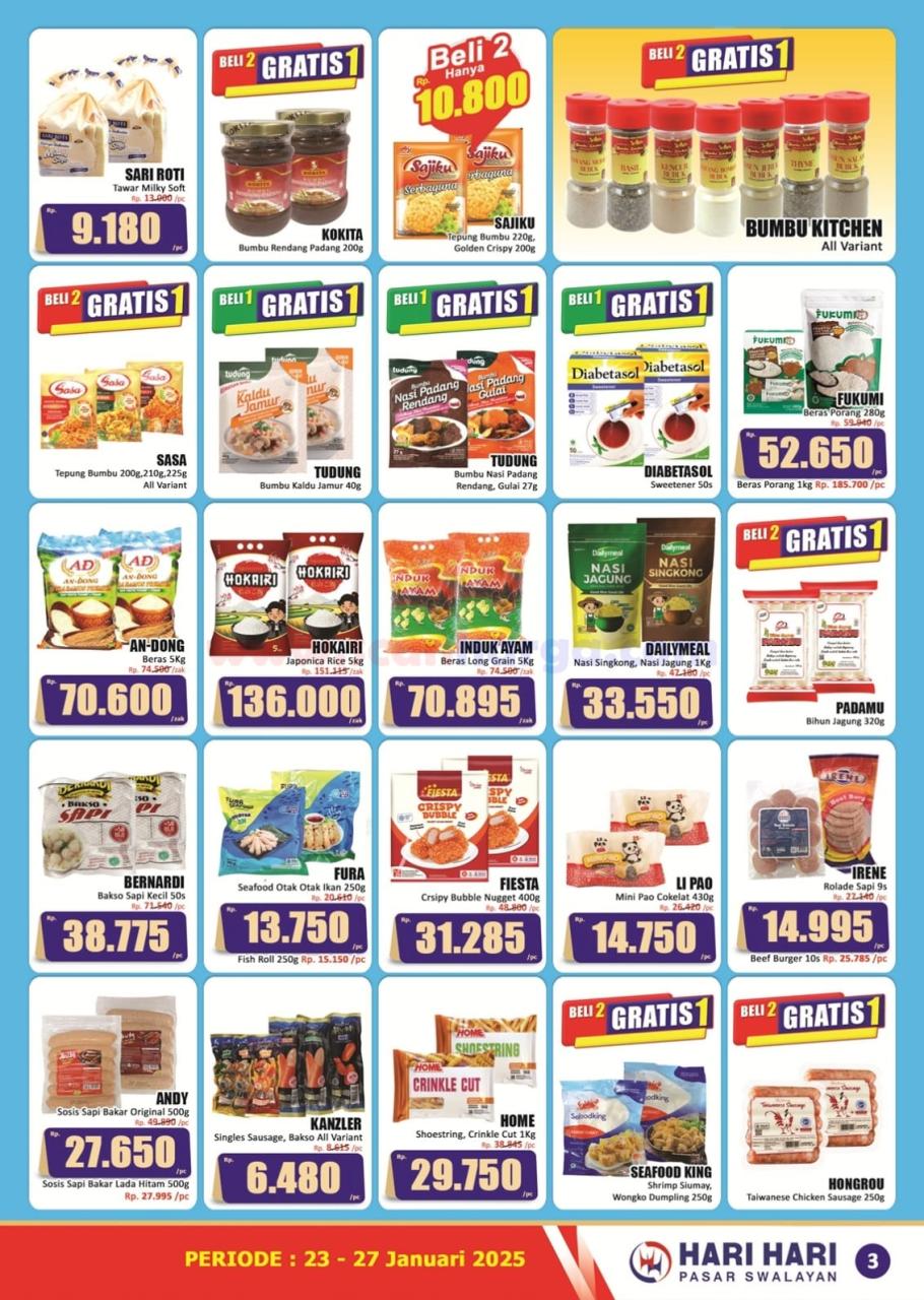 Katalog Promo JSM Hari Hari Swalayan 23 - 27 Januari 2025 3