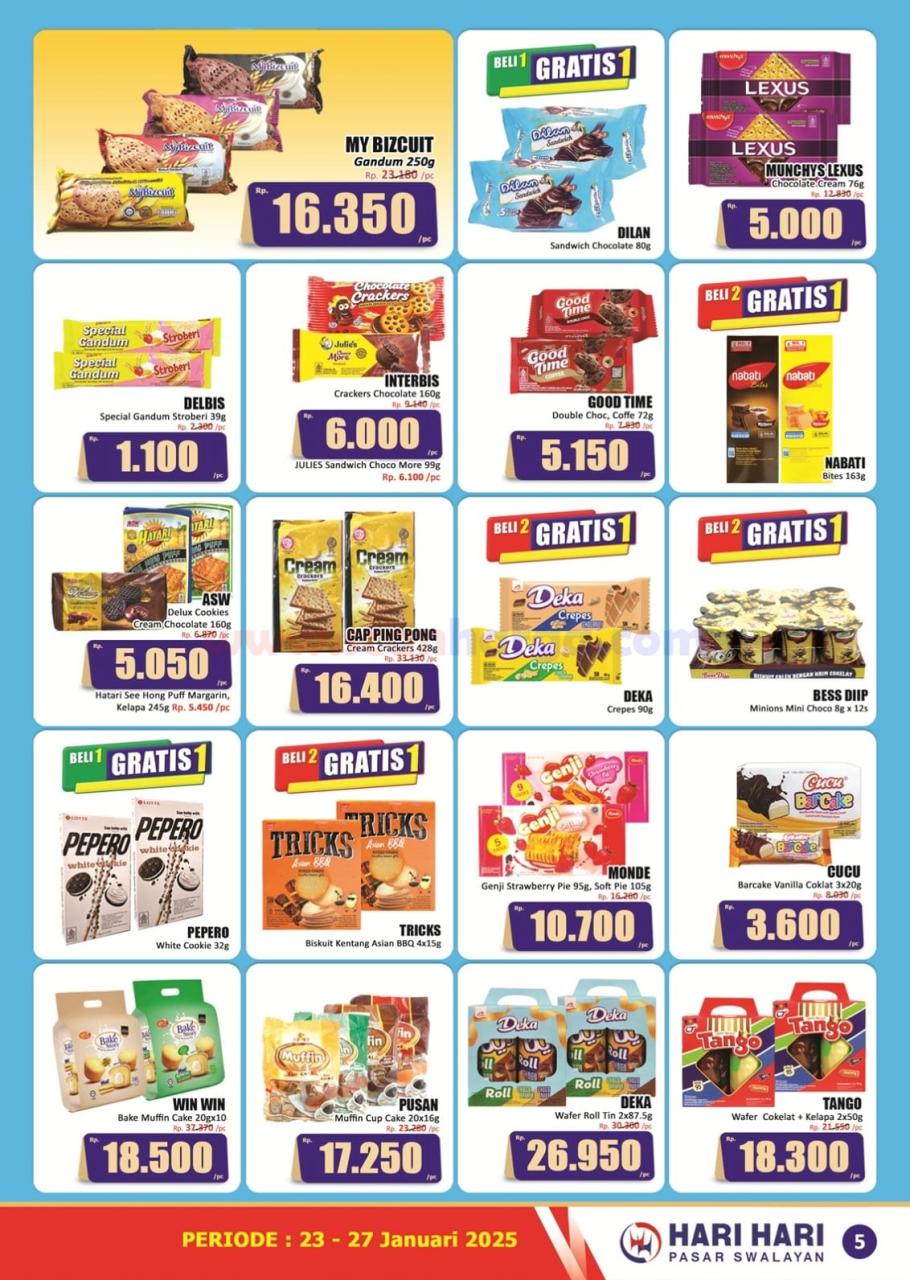 Katalog Promo JSM Hari Hari Swalayan 23 - 27 Januari 2025 5