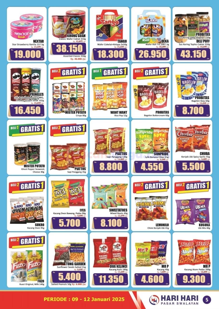 Katalog Promo JSM Hari Hari Swalayan 9 - 12 Januari 2025 5