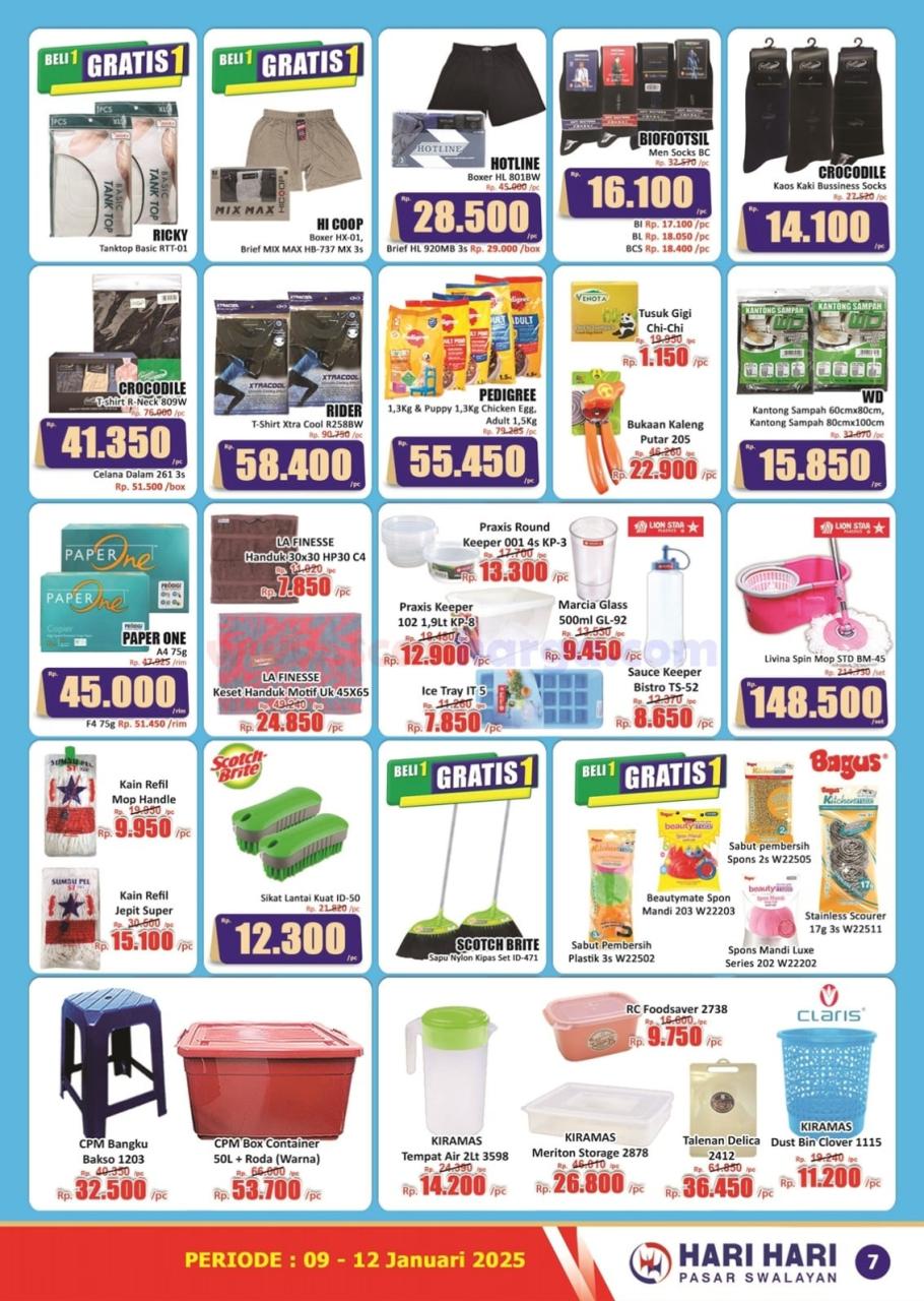 Katalog Promo JSM Hari Hari Swalayan 9 - 12 Januari 2025 7