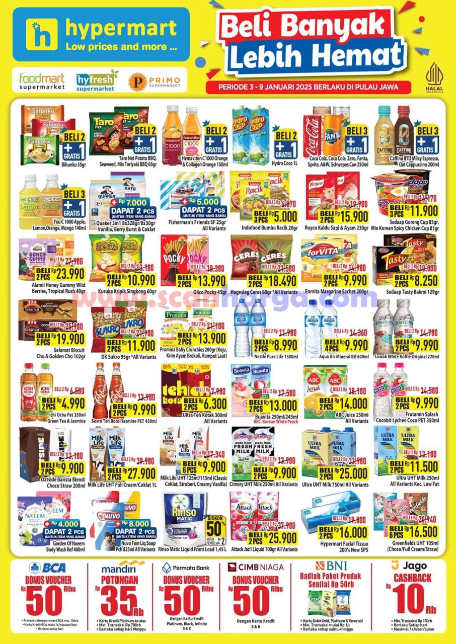 Katalog Promo JSM Hypermart Weekend Terbaru 3 - 9 Januari 2025 3