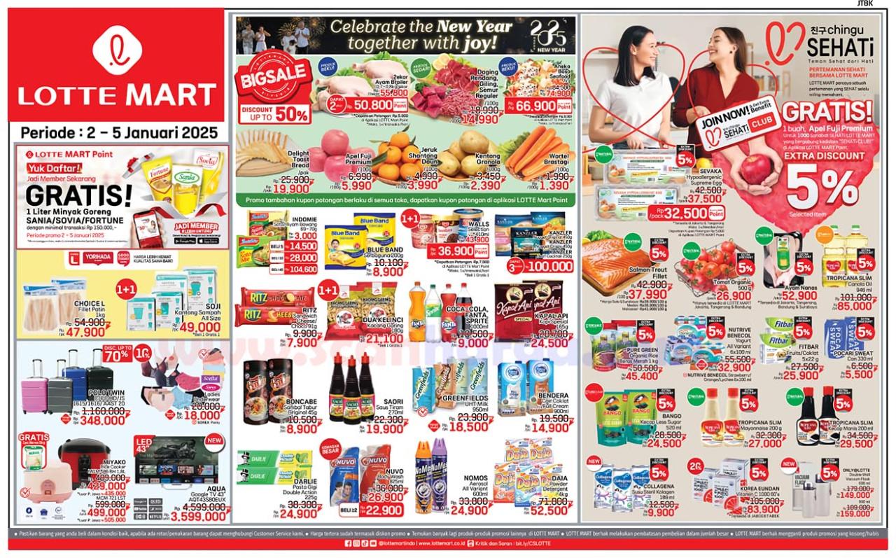 Katalog Promo JSM Lottemart Weekend Terbaru 2 - 5 Januari 2025