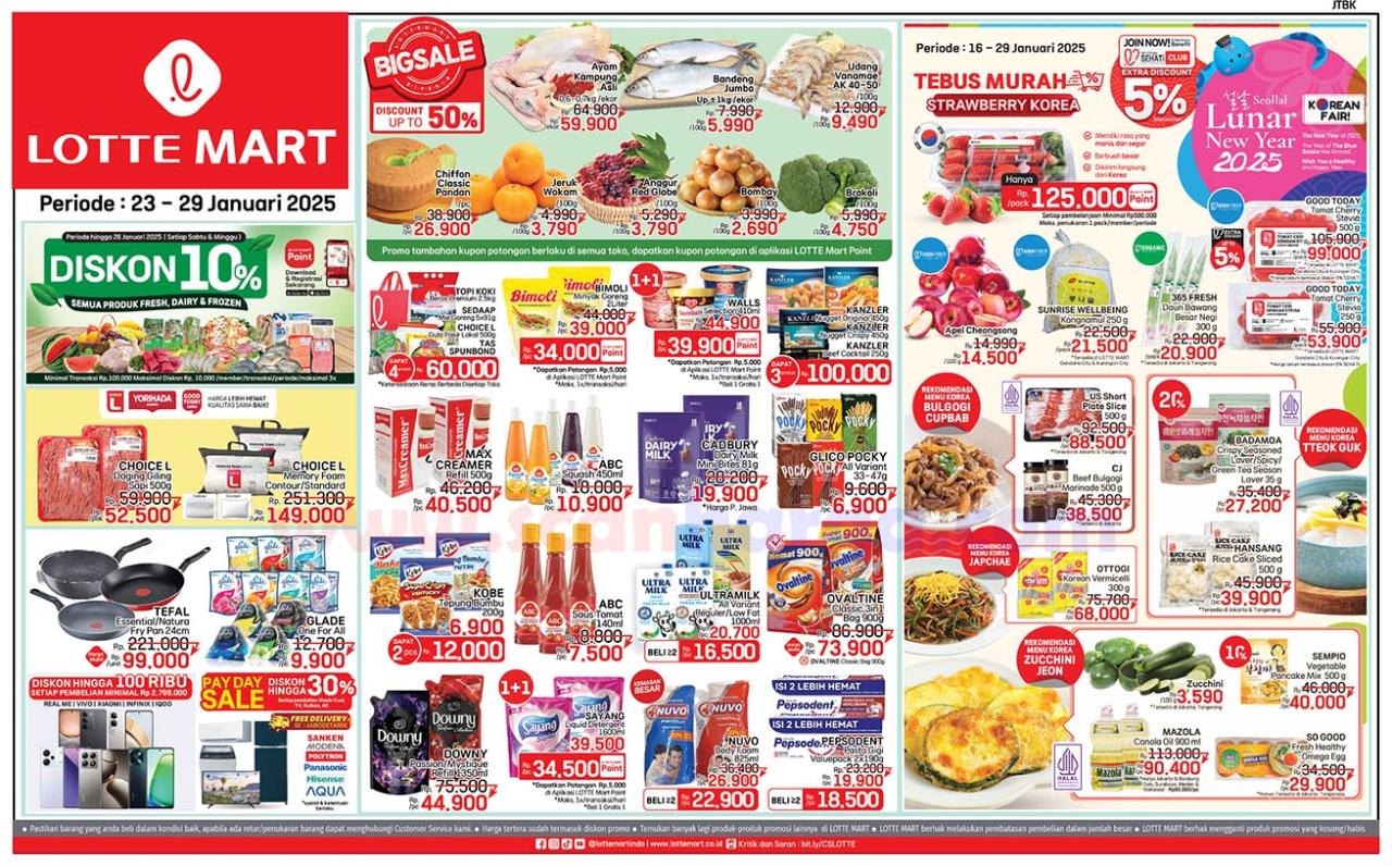 Katalog Promo JSM Lottemart Weekend Terbaru 23 - 29 Januari 2025