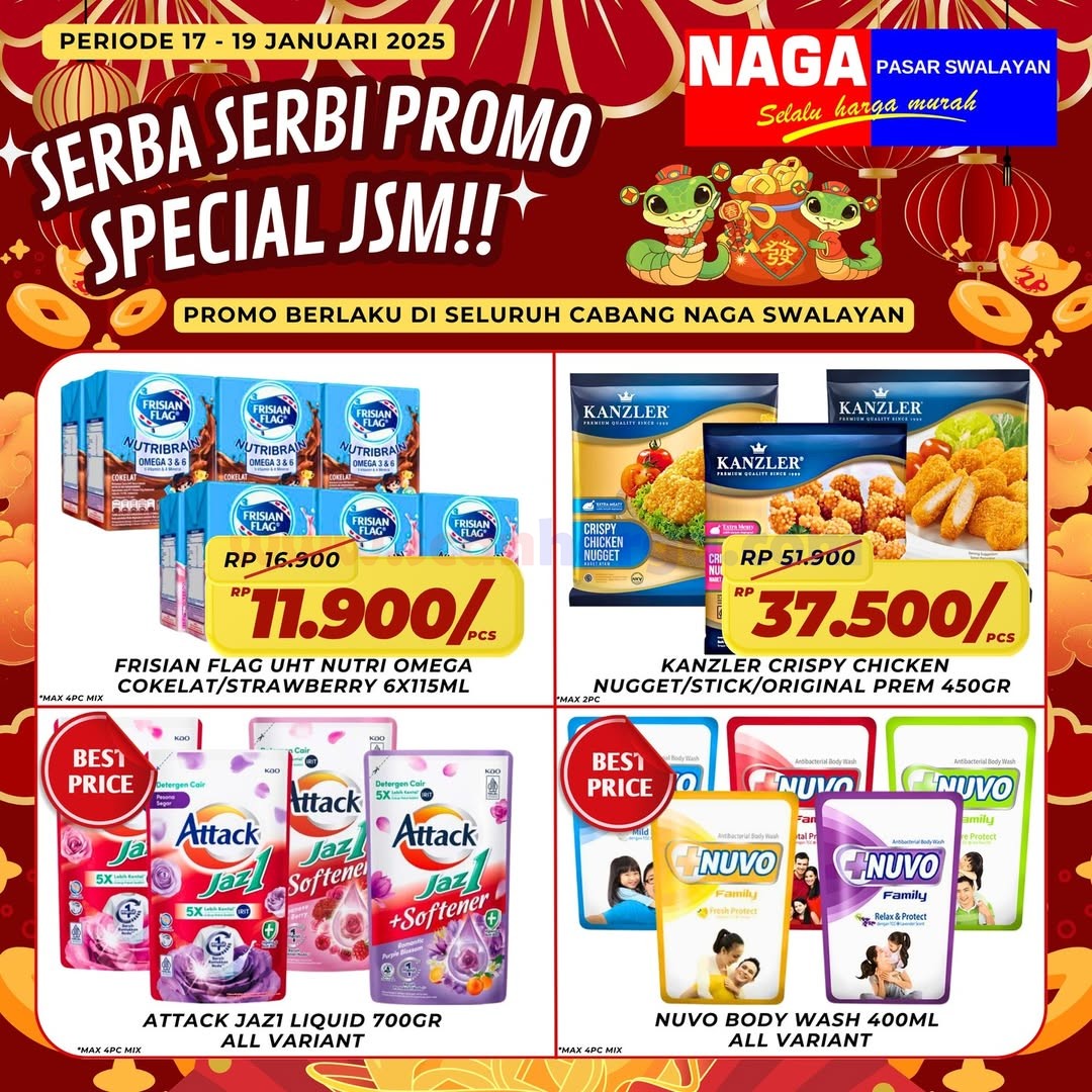 Katalog Promo JSM Naga Swalayan 17 - 19 Januari 2025