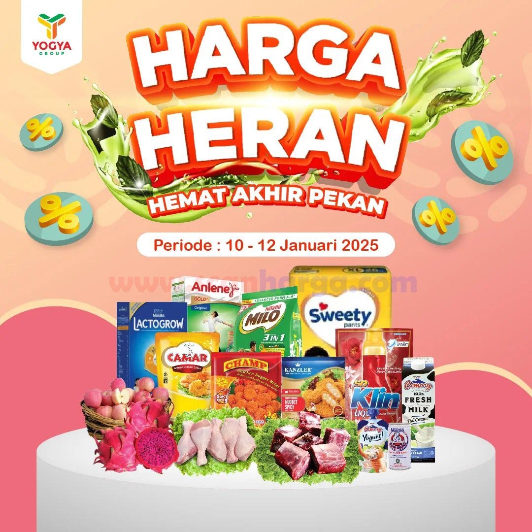 Katalog Promo Toserba Yogya Weekend 10 - 12 Januari 2025