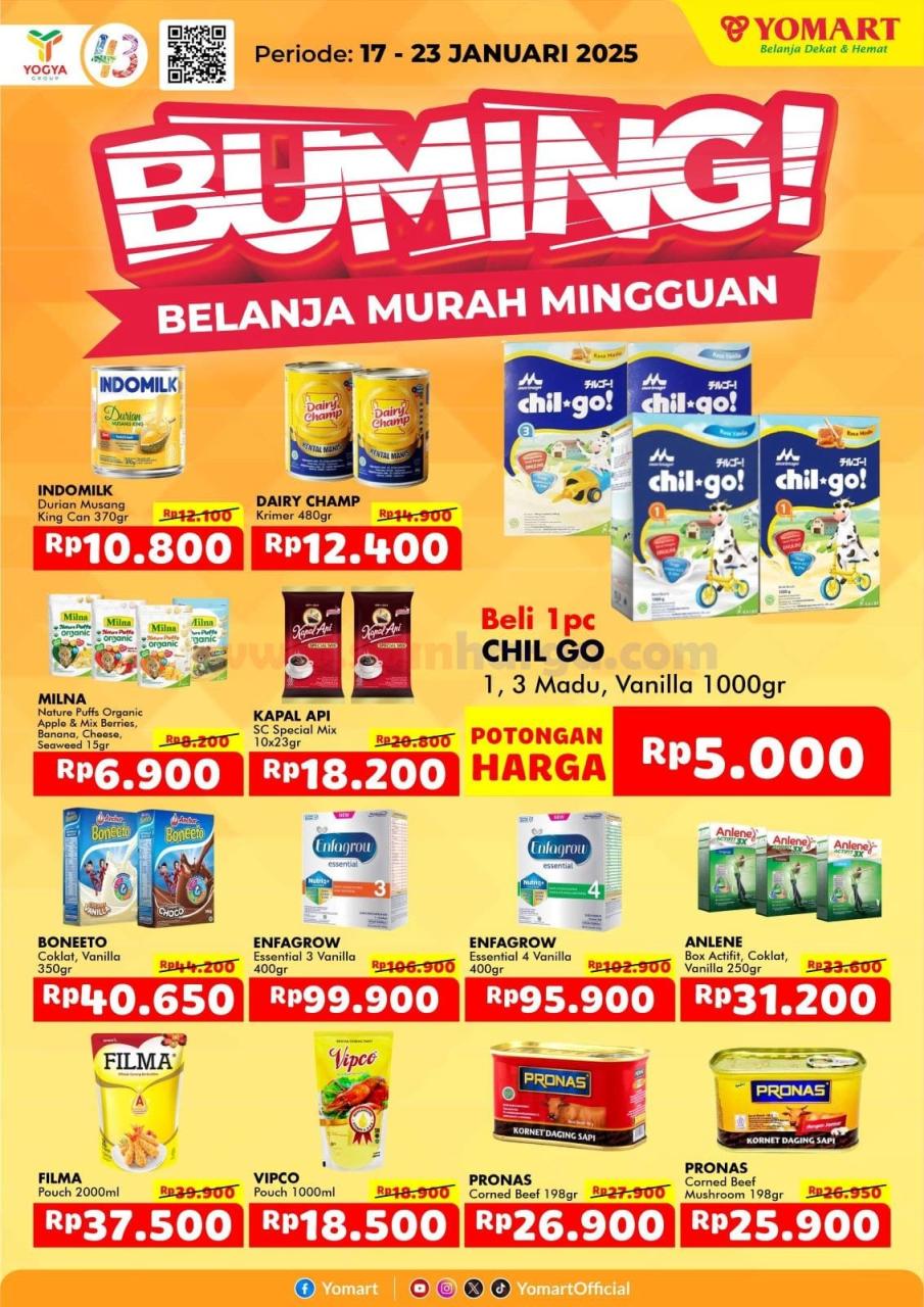 Katalog Promo JSM YOMART Weekend 17 - 23 Januari 2025 1