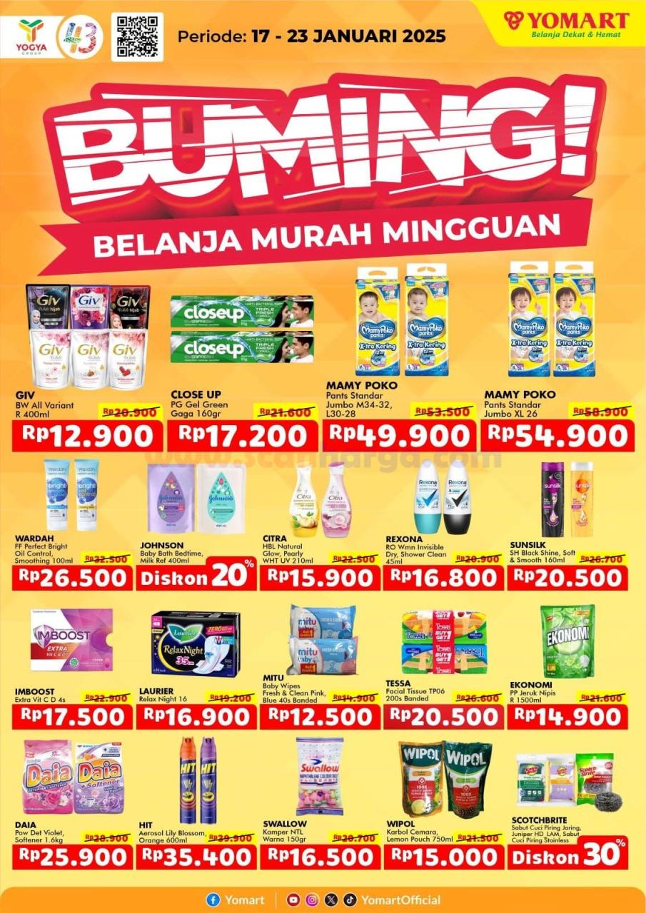 Katalog Promo JSM YOMART Weekend 17 - 23 Januari 2025 2