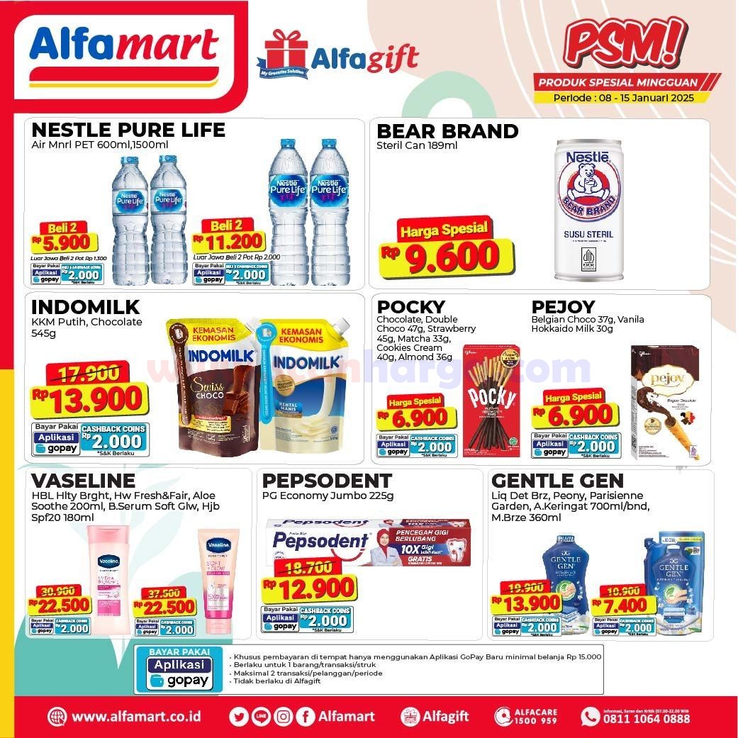 Katalog Promo PSM Alfamart Periode 8 - 15 Januari 2025