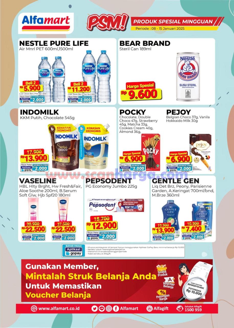 Katalog Promo PSM Alfamart Terbaru 8 - 15 Januari 2025