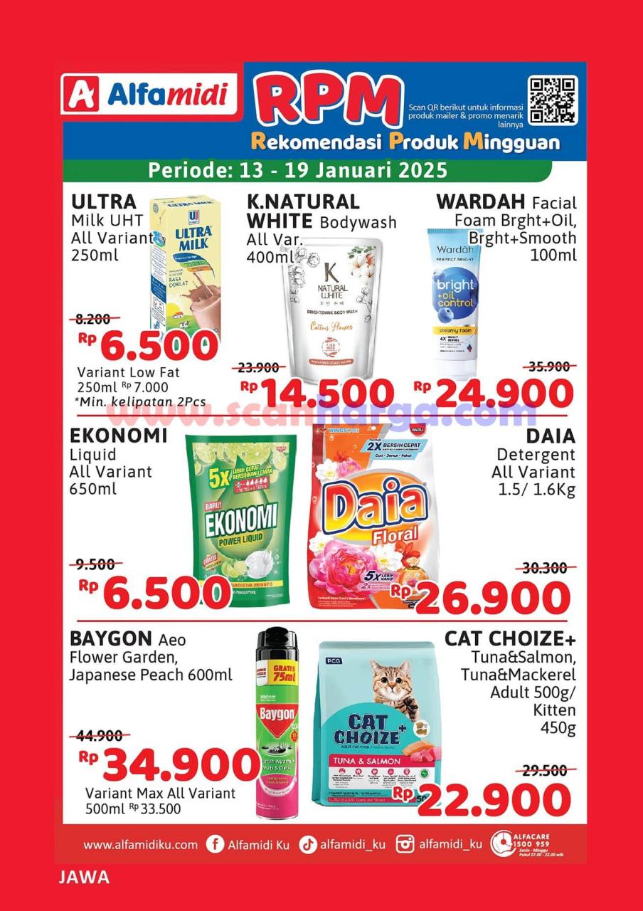 Promo ALFAMIDI RPM Periode 13 - 19 Januari 2025