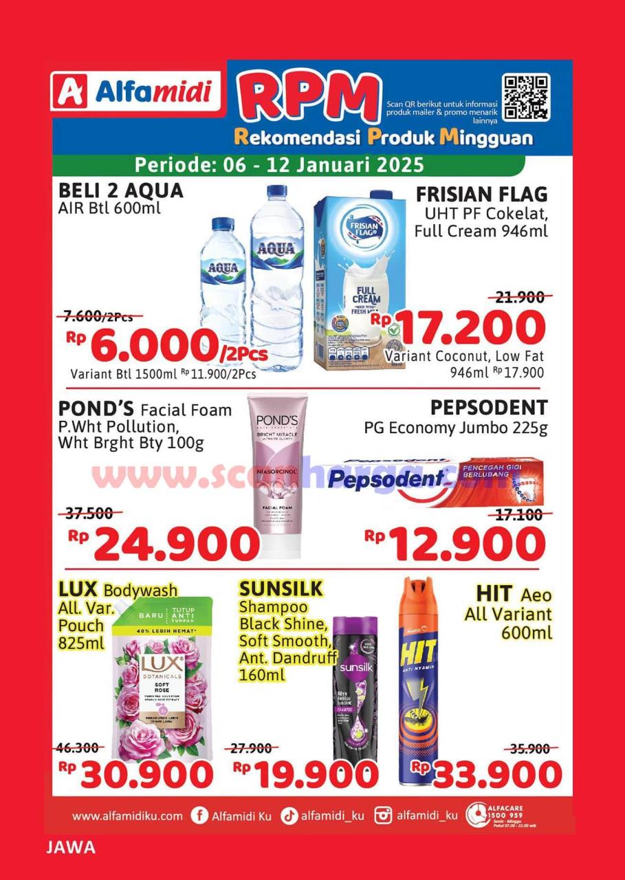 Promo ALFAMIDI RPM Periode 6 - 12 Januari 2025