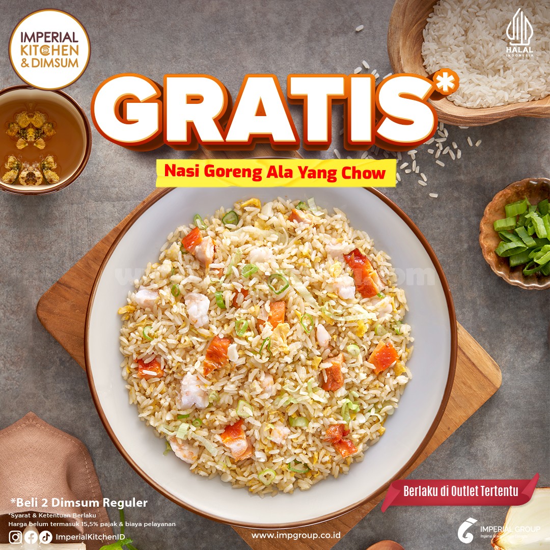 Promo Imperial Kitchen & Dimsum Menu Imlek Gratis Nasi Goreng