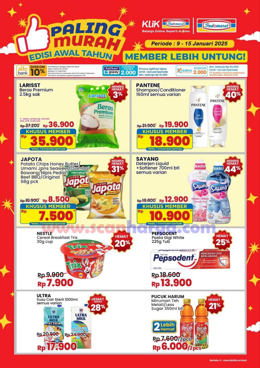 Promo Indomaret Paling Murah 9 - 15 Januari 2025