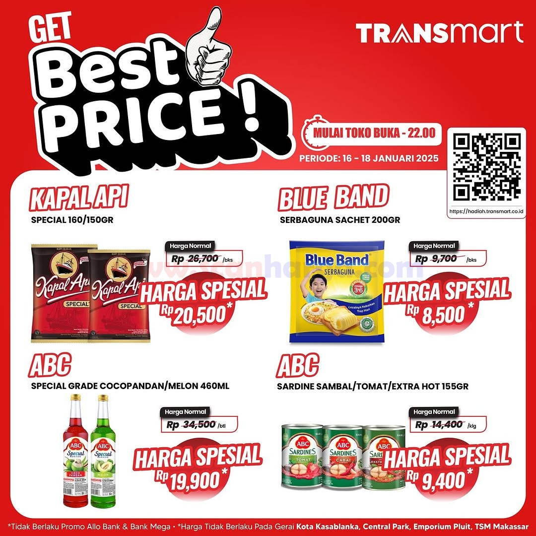 Promo JSM Transmart Weekend 16 - 18 Januari 2025