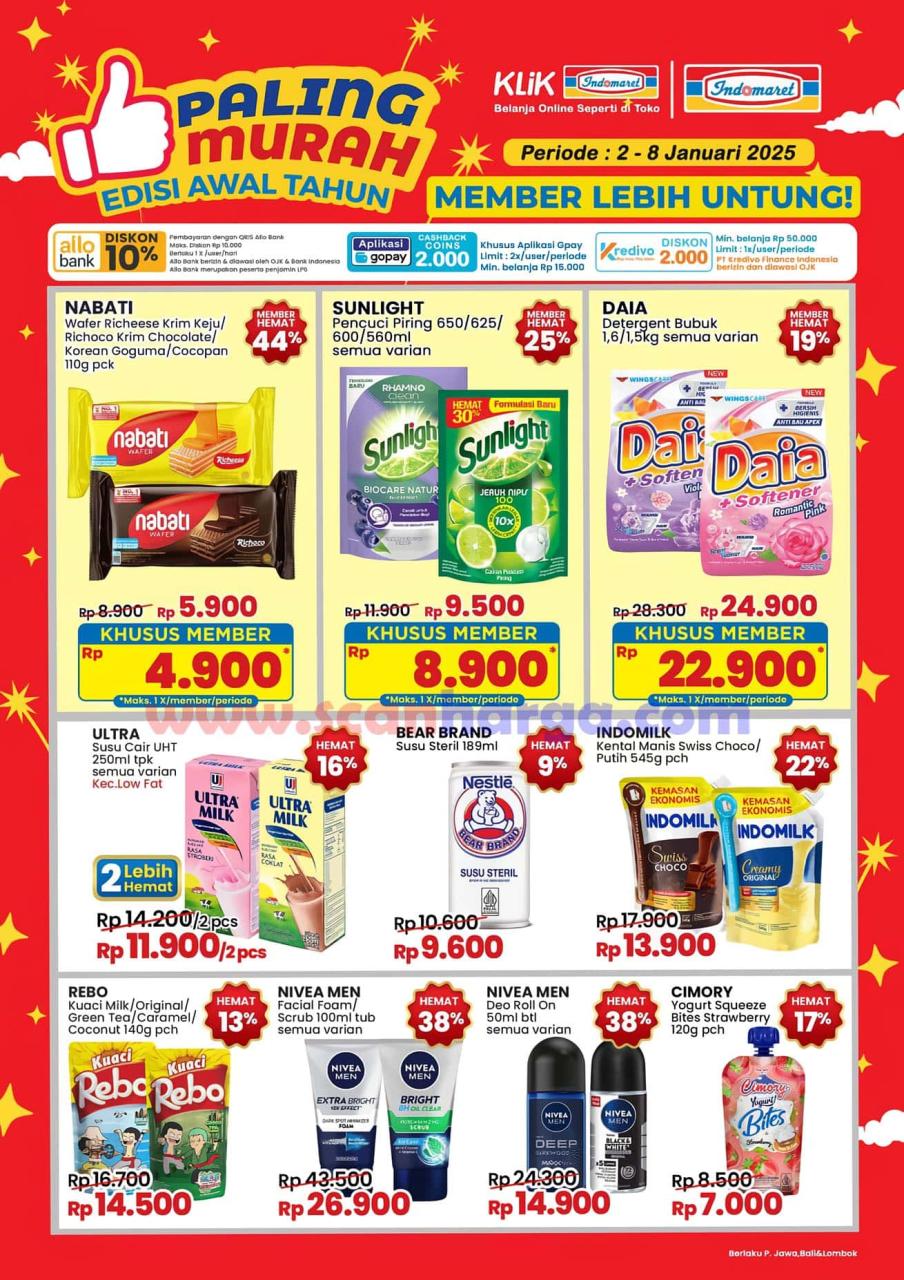 Promo PTW Indomaret 2 - 8 Januari 2025